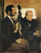 Edgar Degas, Artist-s Father and Pagand